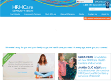 Tablet Screenshot of hrhcare.org